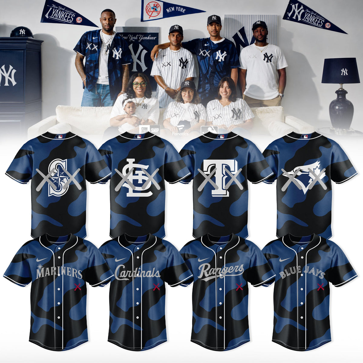 .Baseball x KAWS 2026 Jersey