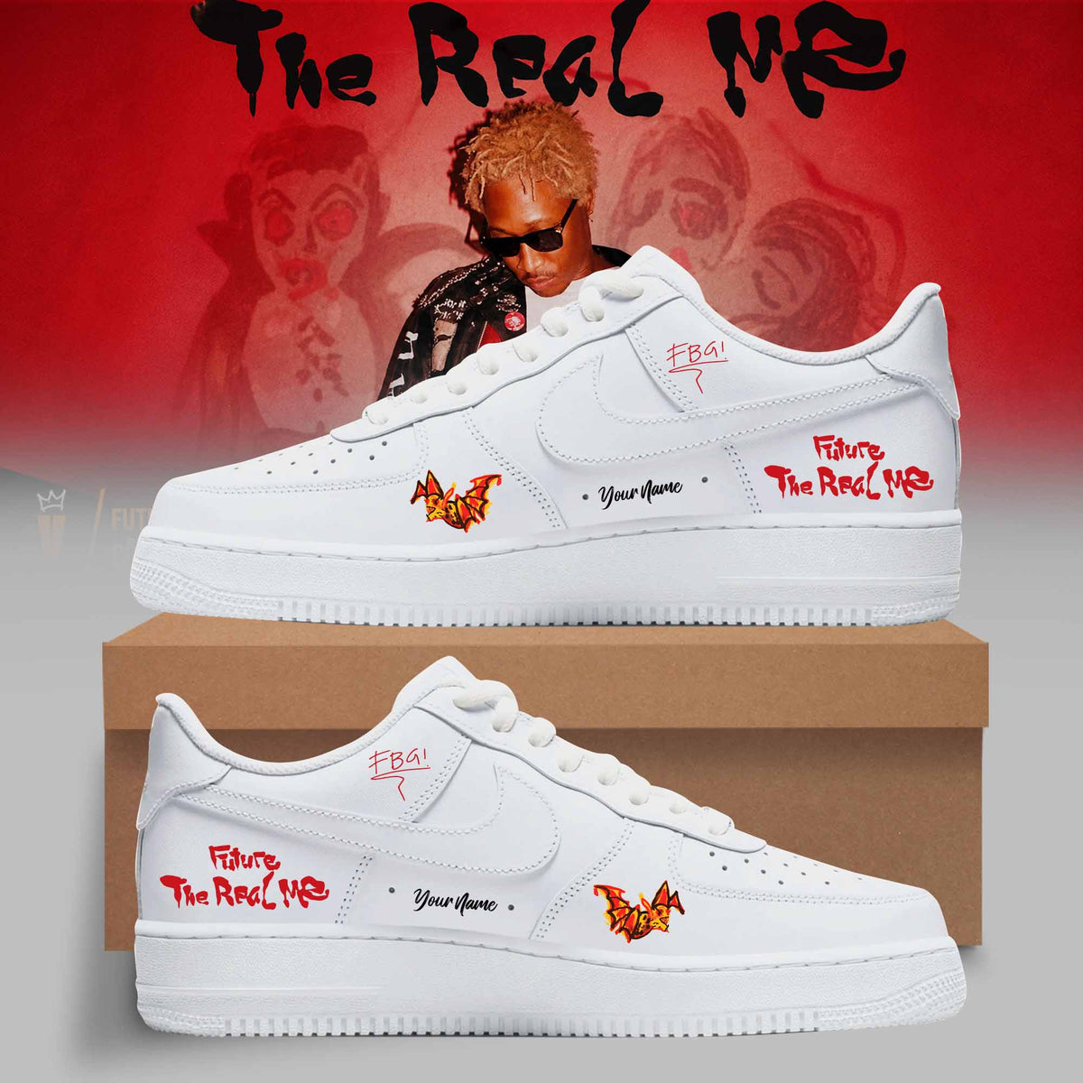 The Real Me Premium 3D Sneakers – H34 2 Custom Shoes