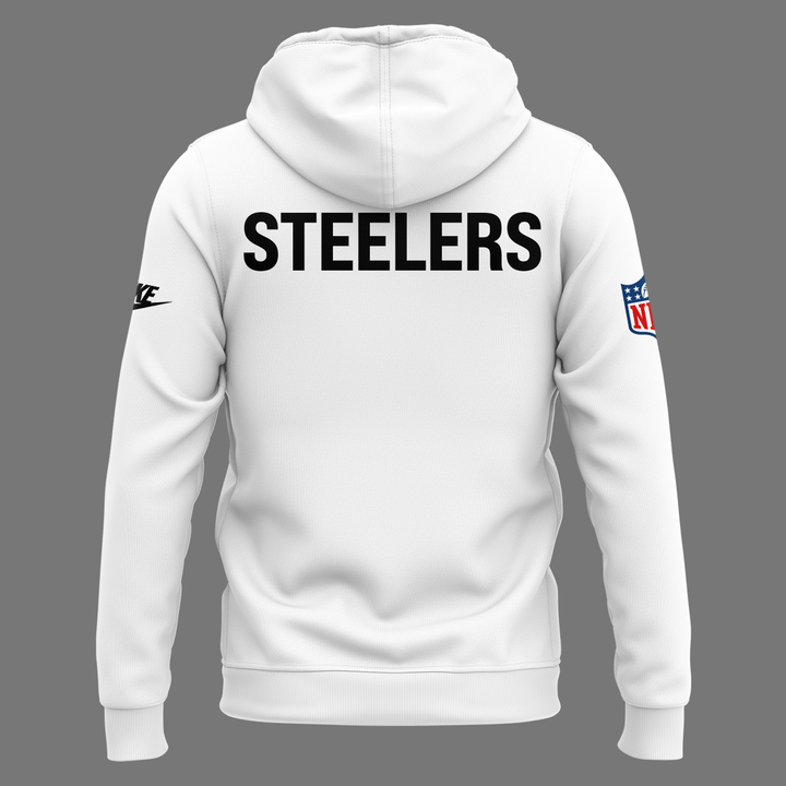 Pittsburgh Steelers Throwback 1943 White Hoodie