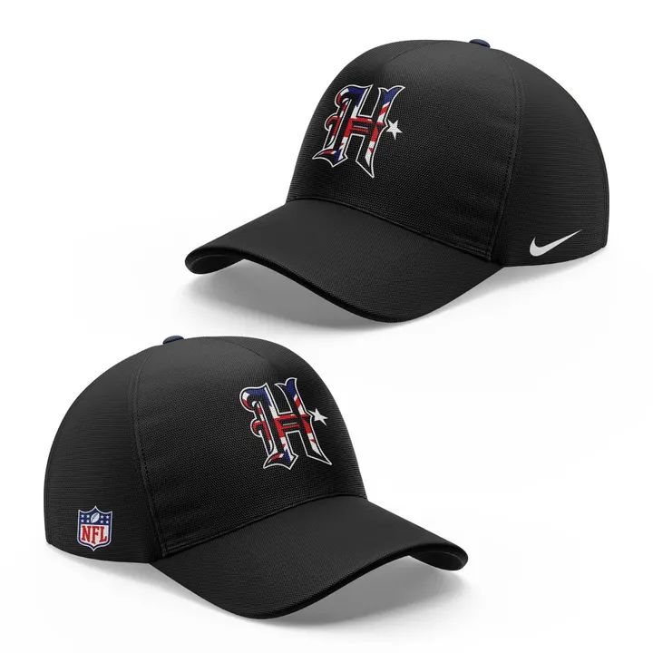 Houston Texans London 2026 Black Graphic Tee Shirt with Team Logo