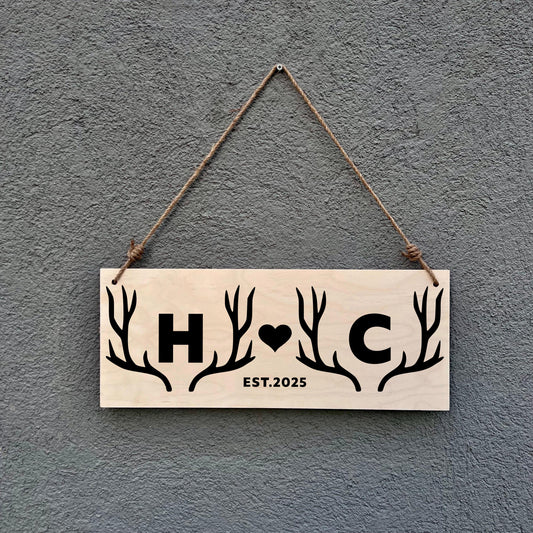 The Perfect Personalized Touch: Custom Antler Wooden Signs for Every Home Content: