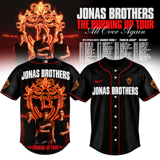 _Jonas Brothers “The Burning Up Tour All Over Again 2026” Signature Limited Edition – Jersey