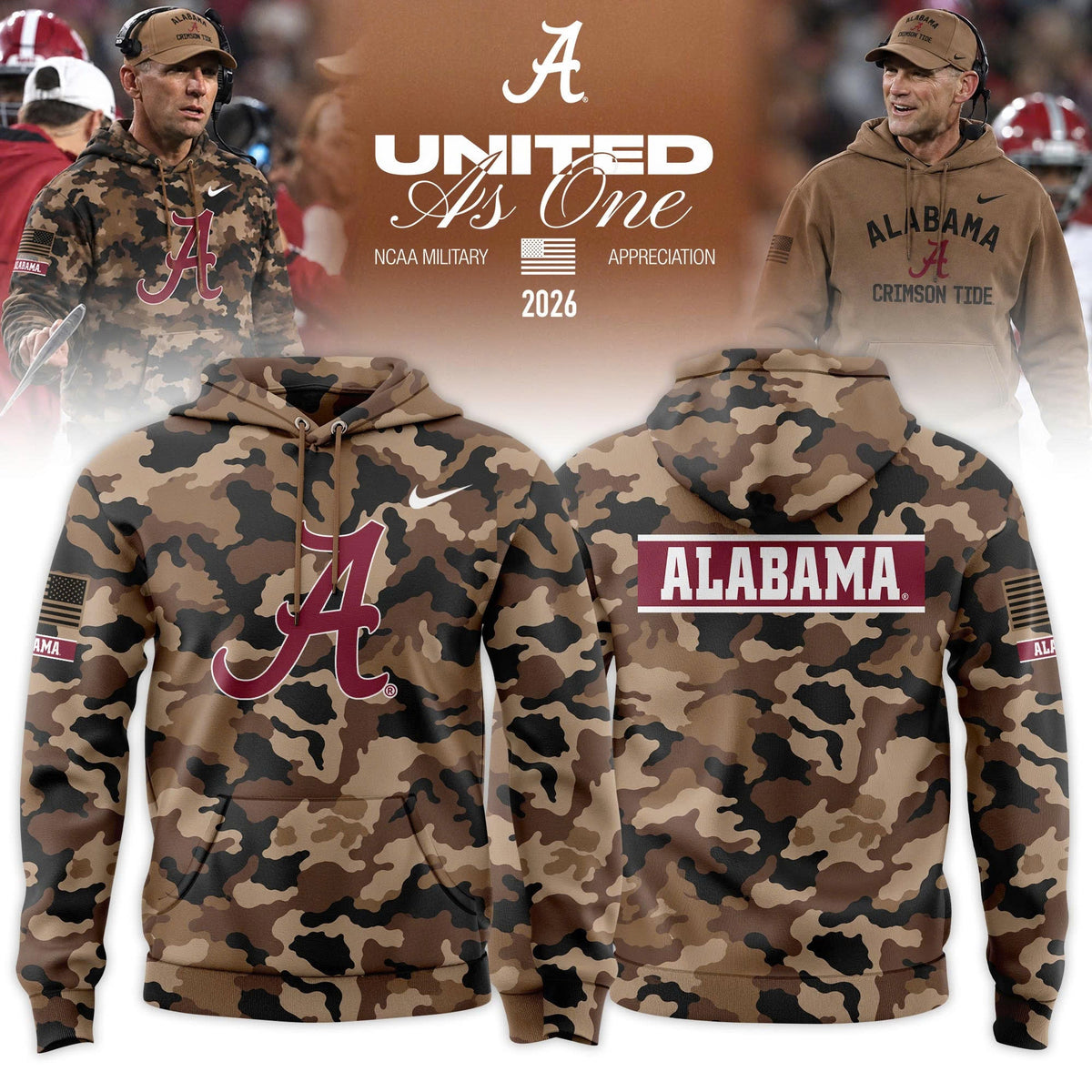 Bama 2026 Military Appreciation Limited Edition Hoodie