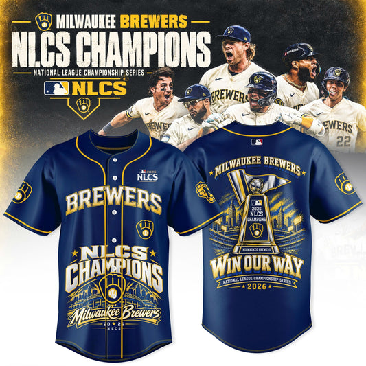 Milwaukee Brewers NLCS Champions 2026 Limited Edition Baseball Jersey