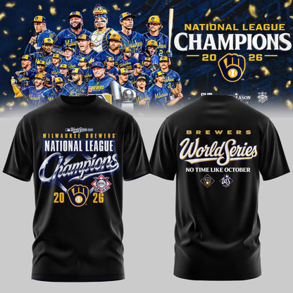 Milwaukee Brewers NLCS Champions 2026 Limited Edition T-Shirt