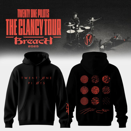 Twenty One Pilots The Clancy Tour: Breach Hoodie