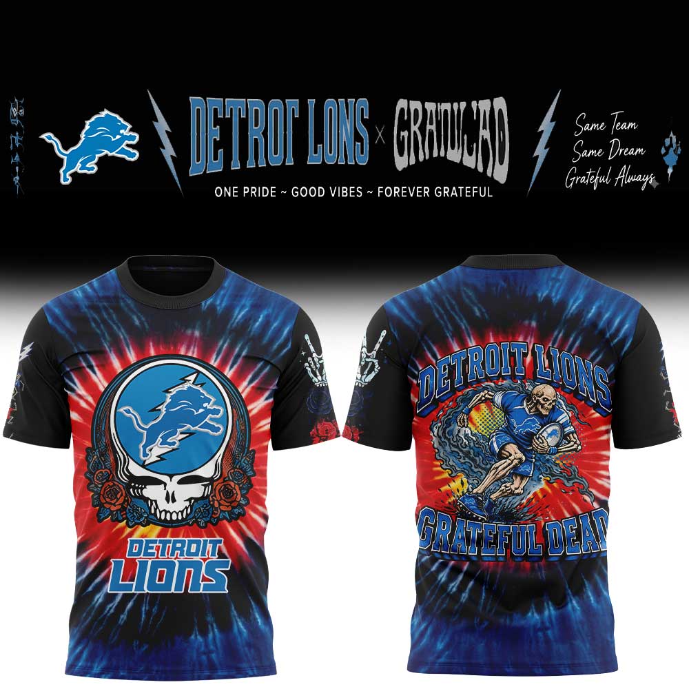 . D Lions Grateful Dead Skeletons Shirt