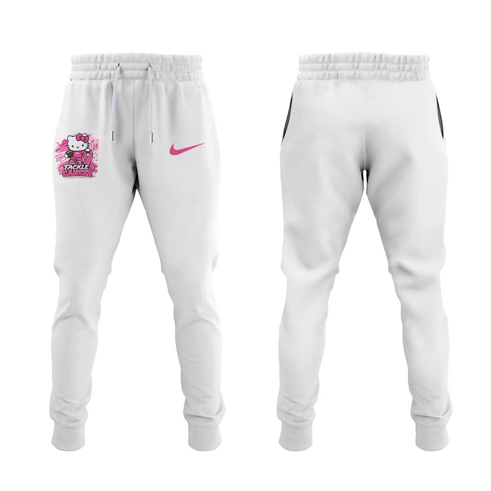 . D Lions Breast Cancer Awareness-Hello Kitty Tackle Cancer Together Hoodie