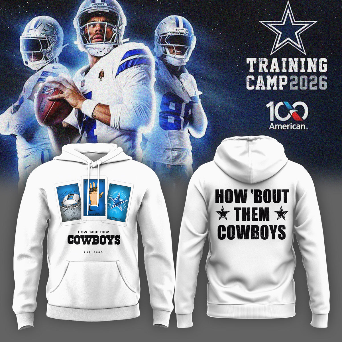Dallas Football Training Camping ’26 Hoodie v3