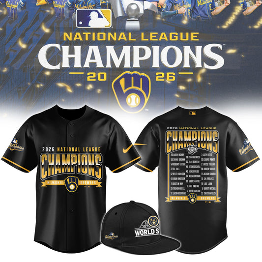Milwaukee Brewers NLCS Champions 2026 Limited Edition Baseball Jersey