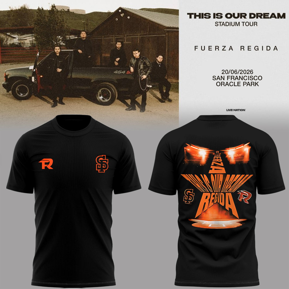 Limited Edition Fuerza Regida Merch 2026 Shirt