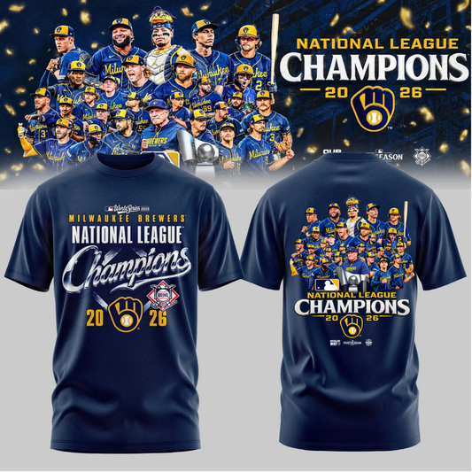 Milwaukee Brewers NLCS Champions 2026 Limited Edition T-Shirt