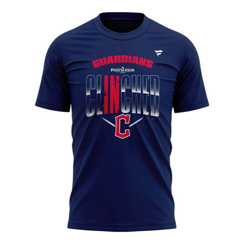 Cleveland Guardians Navy 2026 Postseason Locker Room T-Shirt