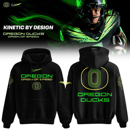Women's Nike Black Oregon Ducks Origin of Speed Hoodie