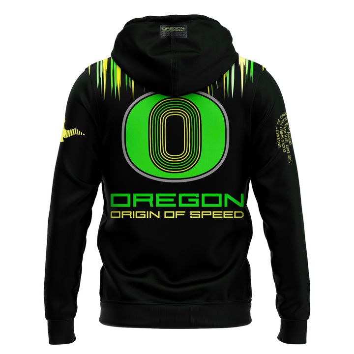 Women's Nike Oregon Ducks Origin of Speed Football Hoodie – Night Forest