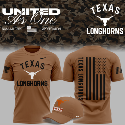 Texas Longhorns 2026 Military Appreciation Sideline Dri-FIT T-shirt