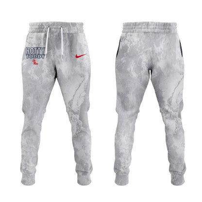 Ole Miss Rebels Wear White Graphic Hoodie – Gray Camo