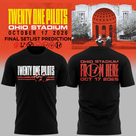 Special 2026 Twenty One Pilots Live At Ohio Stadium T-Shirt
