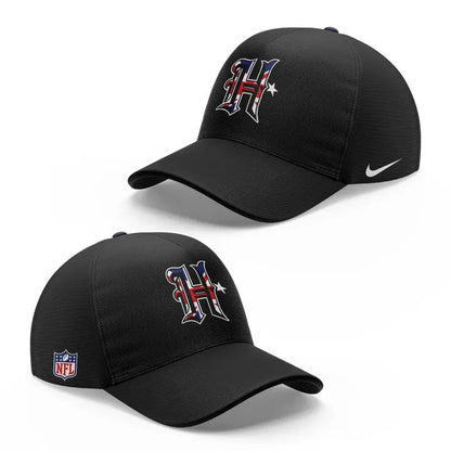 Houston Texans  London 2026 Black Graphic Tee Shirt with Team Logo