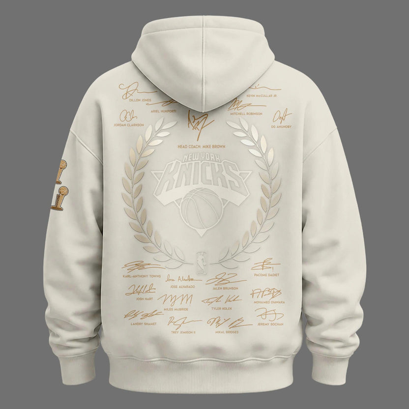 Unisex White New York Knicks 2026 Champions Night "The Champs" Hoodie