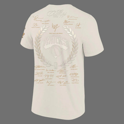 Unisex White New York Knicks 2026 Champions Night T-Shirt