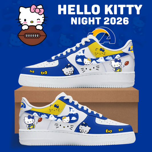 Hello Kitty ❤️ LA Rams – Cute Meets Game Day Style Shoes AF1